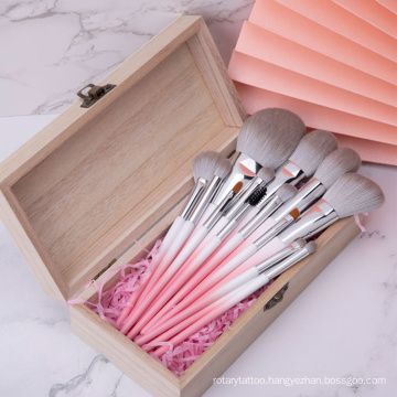 new high-end quality luxury pink makeup brush set